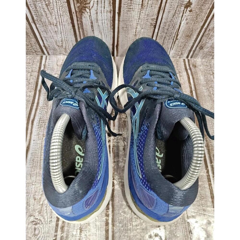 Asics Gel-Nimbus 23 Women's Size 8 Running Shoes Blue Black 1012A885 - Picture 7 of 8